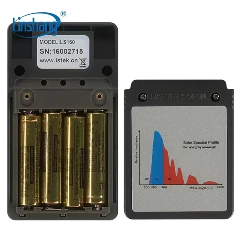 Tint Meter LS160 Linshang Portable Solar Film Transmission Meter Test Window Tint UV IR Rejection Visible Light Transmittance