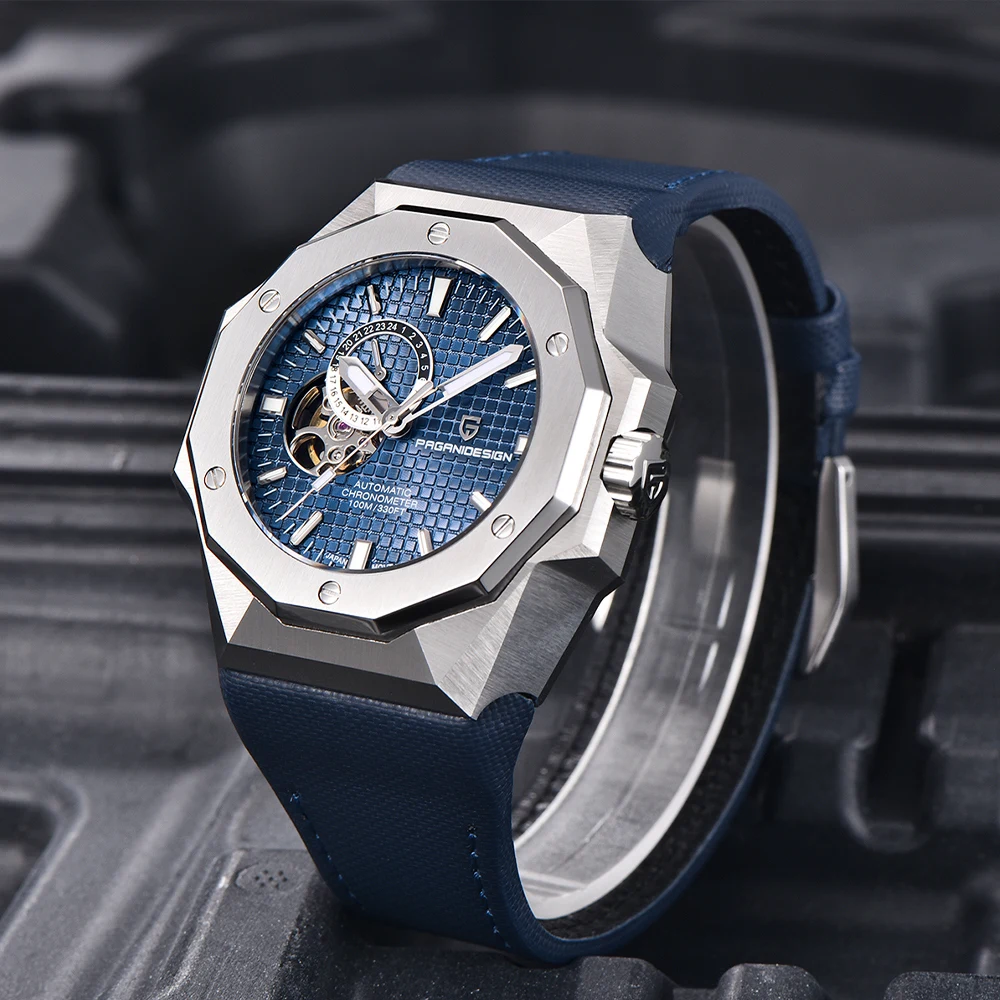 

2023 New PAGANI DESIGN Men's Automatic Watches 42MM Japan NH39 Mechanical Movement Sapphire Glass 100M Waterproof Wristwatch
