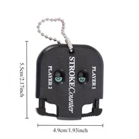 Golf Ball Strike Count Mini Portable Putting Score Counter Double Digit Scorer with Keychain Golf Accessories Golf Training Aid 2