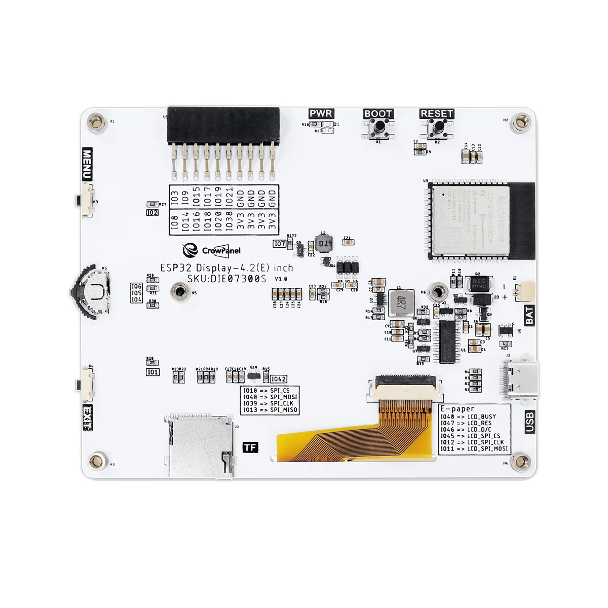 รูปสินค้า จอแสดงผล E-paper 4.2 นิ้ว ESP32-S3 สำหรับ HMI