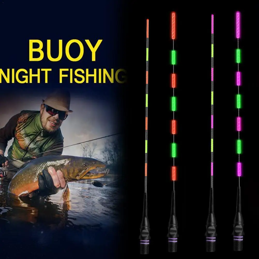 

Bright Night Fishing LED Smart Gravity Induction Electronic Tail Drift Floats Top Luminous Float Fishing Accessories Drift Tail