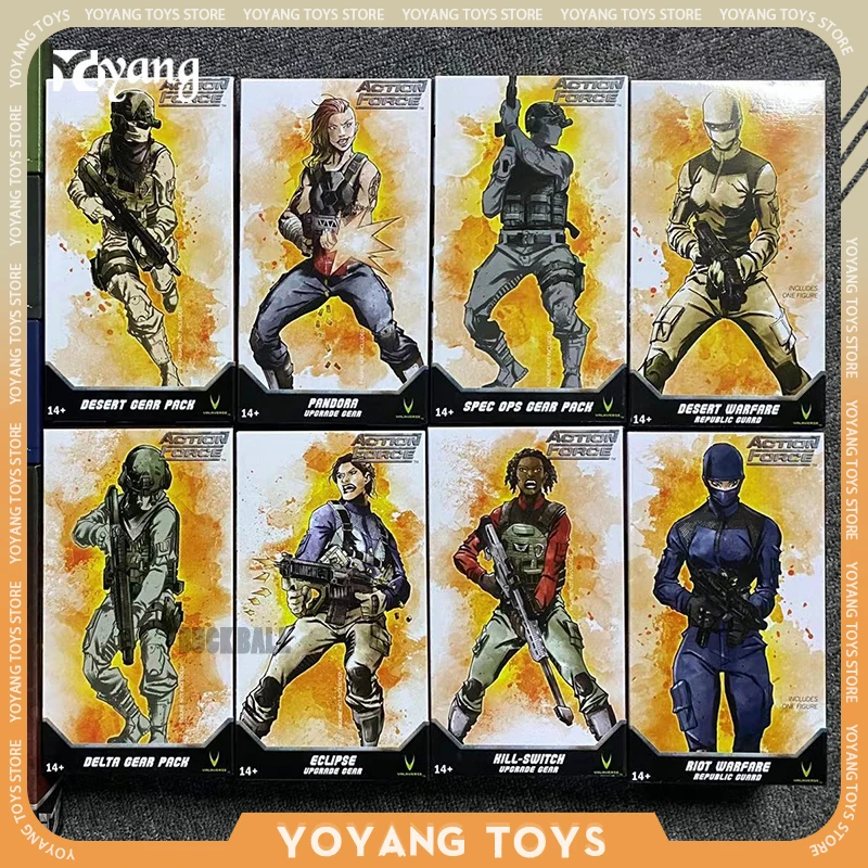 

1/12 Valaverse Anime Figure Action Force 6-inch Action Figurine Gemini Warfare Collectble Modern Military Style Statue Toys Gift