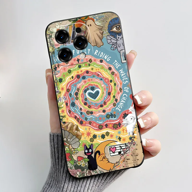 Adorable Cartoon Soft Silicone Protective Phone Case Cover