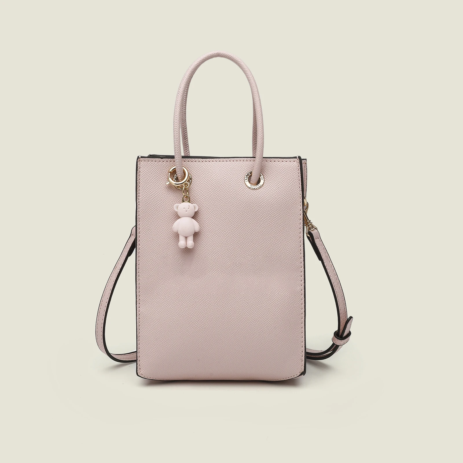 Carralero TOUSES Kaos Icon Amaya Shopping Bag Beige Mini Crossbody Bag Black