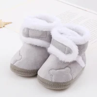 Winter Baby Snow Boots Warm Plush Balls Indoor Cute Princess Shoes Comfortable Soft Bottom Infant Newborn Toddler Baby Shoes 5