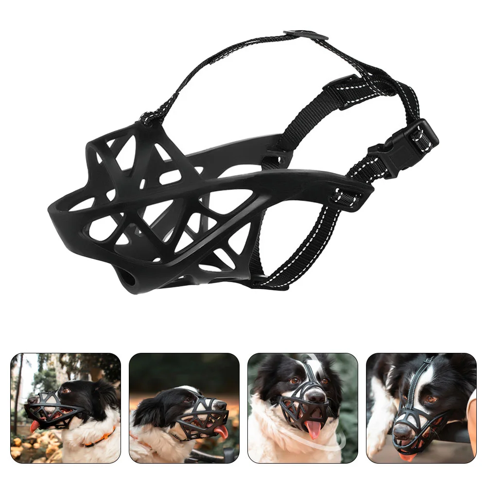 

Muzzle Anti-bite Mask Basket Breathable for Dog Outdoor Mouth Pet Anti-bark
