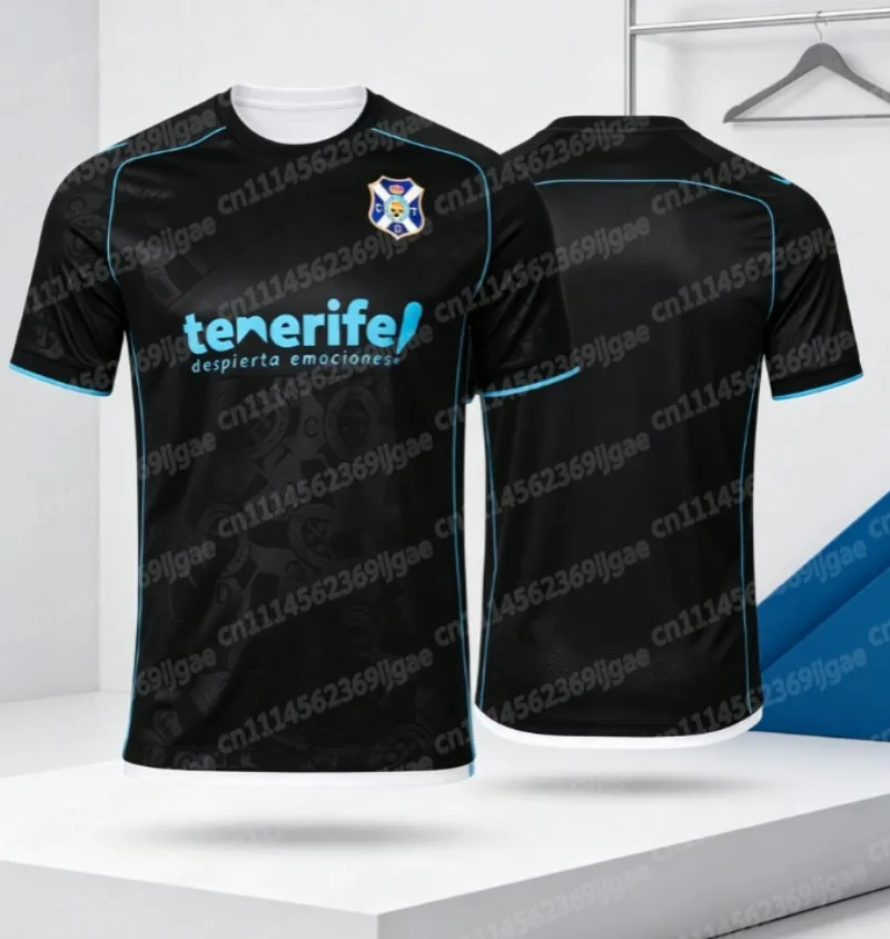 2026 Teneriffa 3D-Druck Fußballtrikot Herren Sommer Sport Oversize T-Shirt Atmungsaktiv Schnelltrocknend Streetwear Familienoutfit