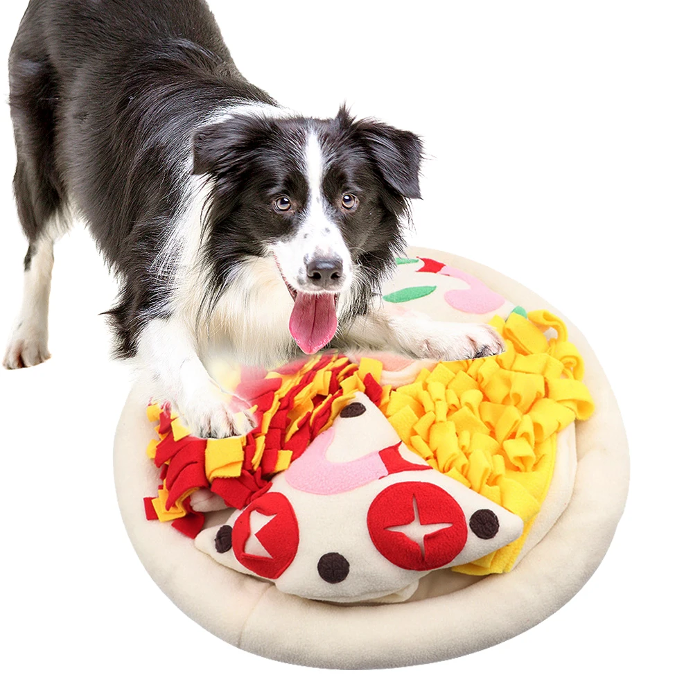 

Dog toys Pet Dog Snuffle Mat Nose Smell Training Sniffing Dog Puzzle Toy Slow Feeding Food Dispenser Washable alfombra olfativa