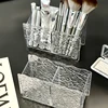1Pcs Bathroom Storage Display Stand Acrylic Cosmetic Storage Box Makeup Brush Holder Organizer Lipstick Eyebrow Pencil Case 3