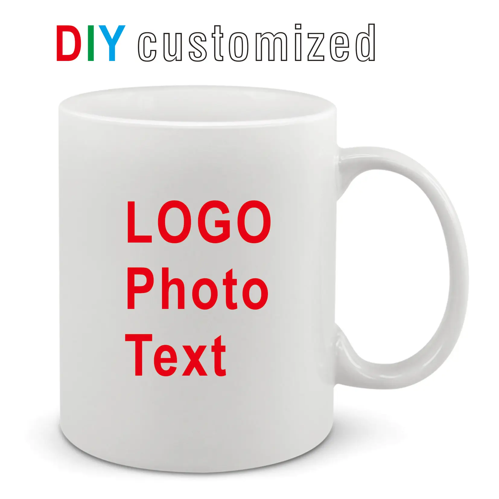 Personalized Ceramic Mug – Customizable 12oz Coffee Cup Gift