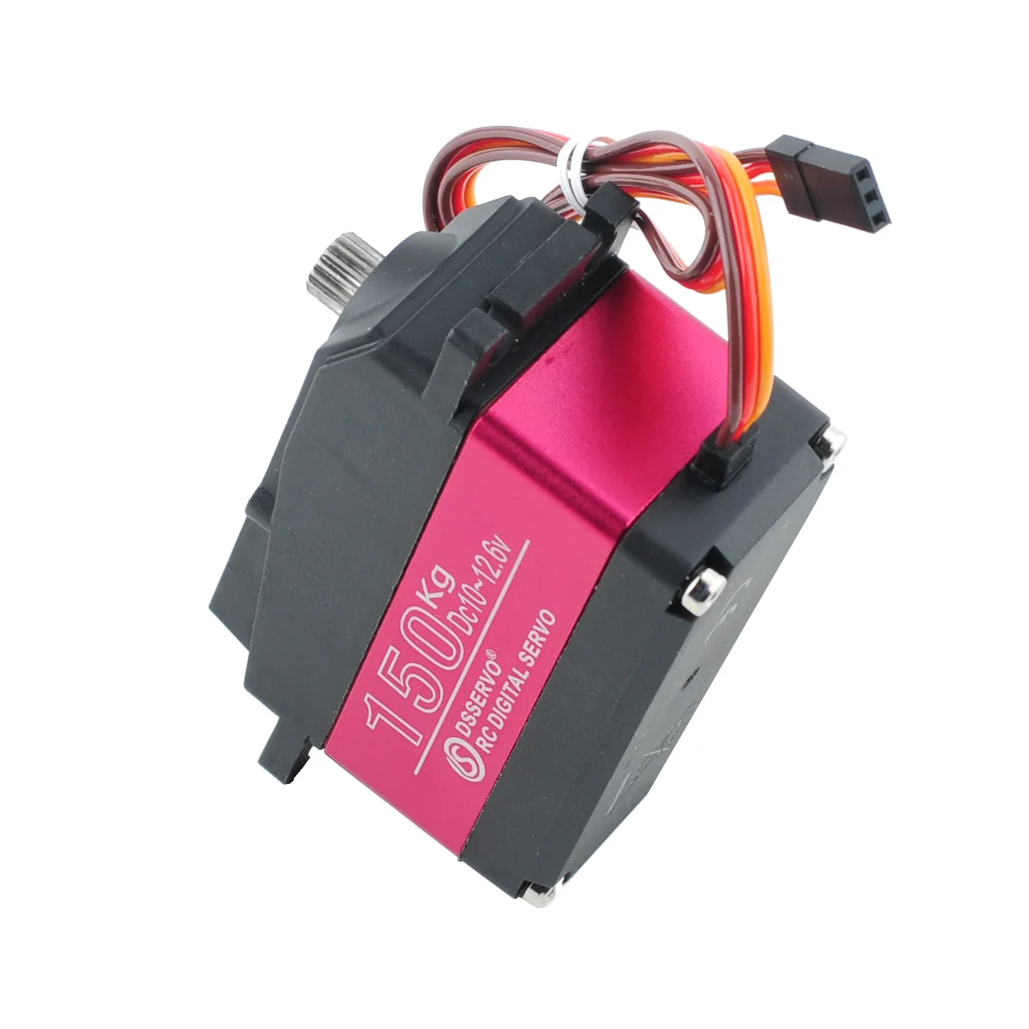 RC Servo RCmall 4Sets 150KG 12V DS51150 Digital Servo 180/270 Degree IP66 with 18T Servo Arm Full Metal Gear Motor for RC Car Robot