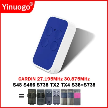 CARDIN S738-TX2 S738-TX4 S48-TX2 S48-TX4 S466-TX2 S466-TX4 원격 제어 30.875MHz 27.195MHz 고정 코드 4 채널 게이트 오프너
