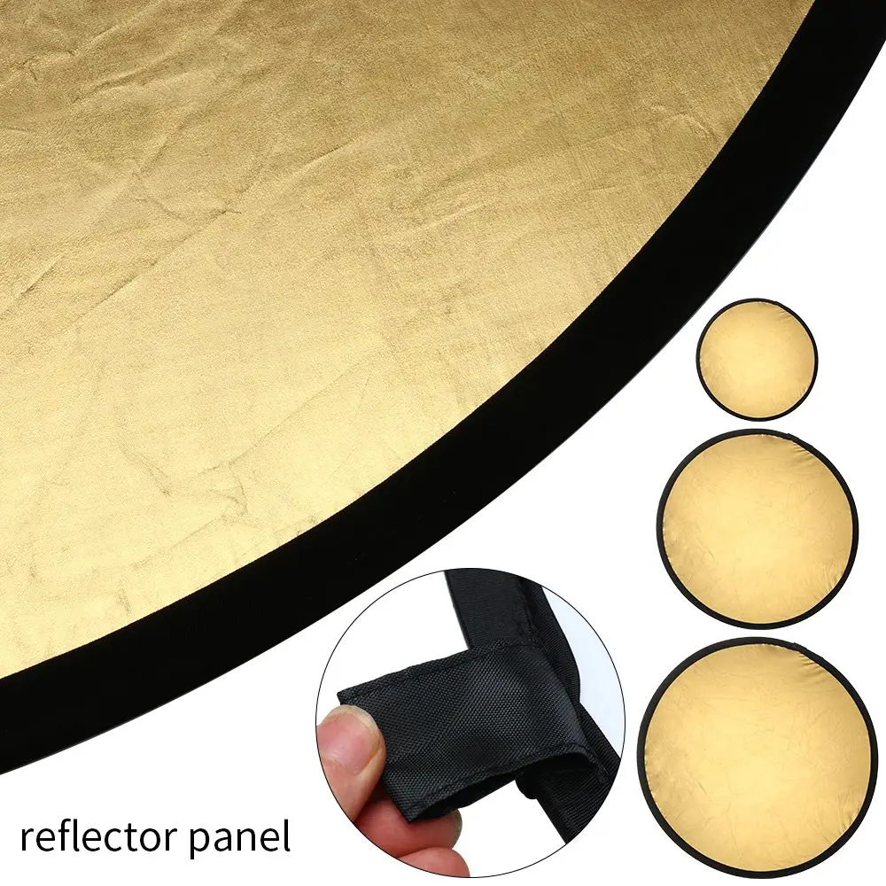 Round Shape Portable Soft Light Board Multi Color Photography Fill Light Board Small Reflector Diffuser Reflector