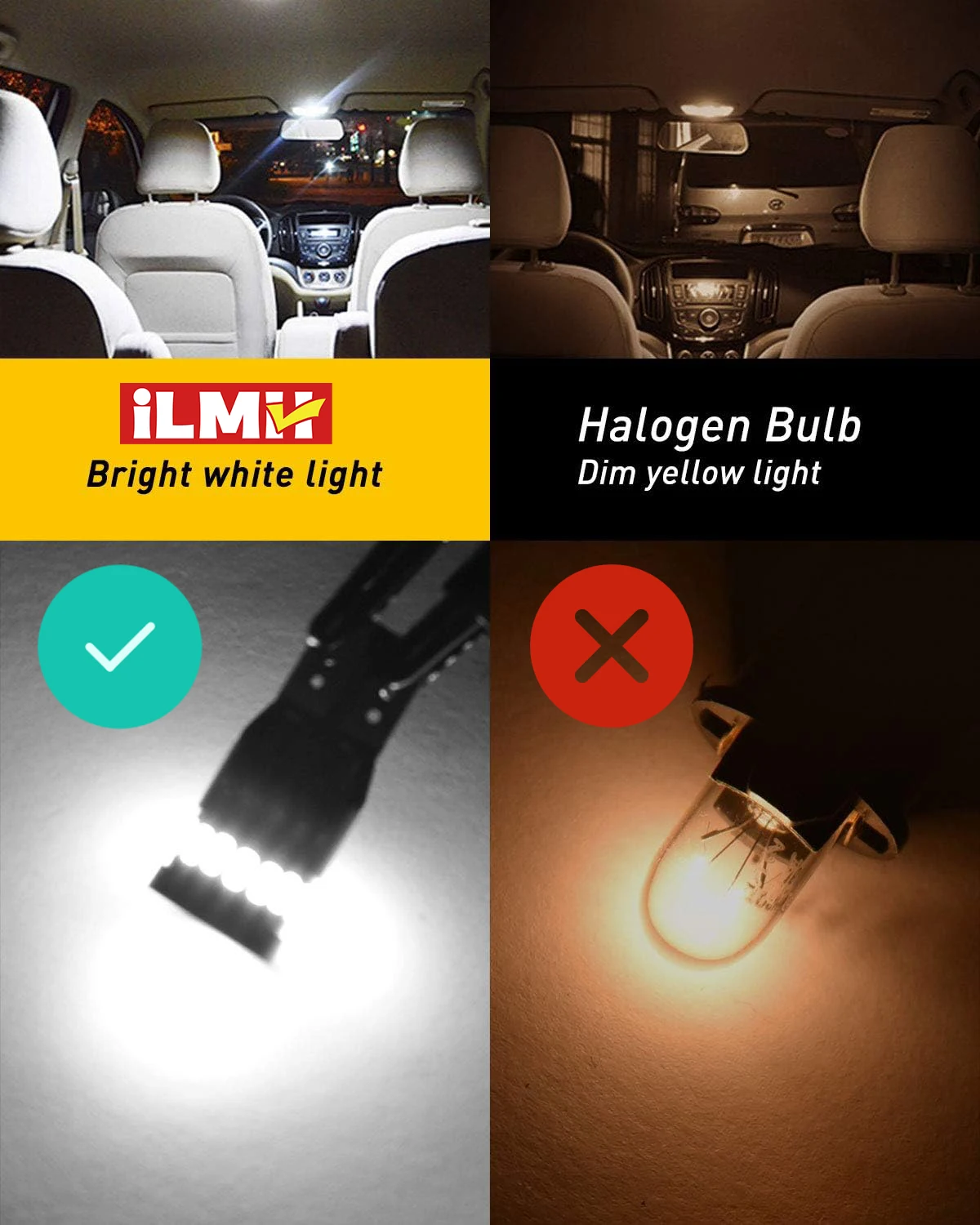 LED Car Bulbs 10-40PCS T10 W5W CANBUS No Error 12V 4014-26SMD 400LM 6500K