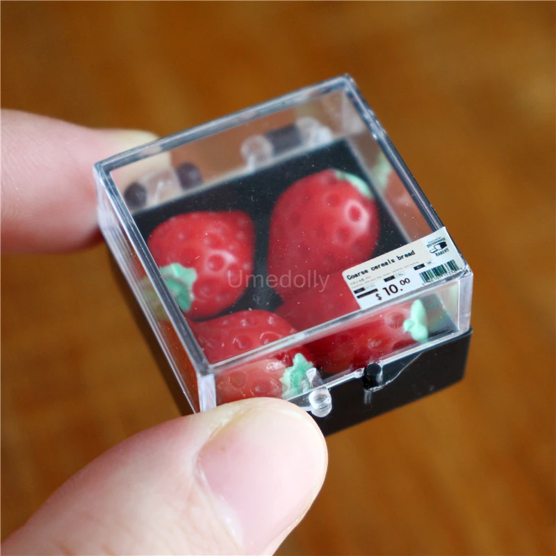 1 Scatola Miniatura Casa Delle Bambole Arancione Uva Simulazione Frutta Bambola Cibo Gioca Accessori Giocattolo Da Cucina - Foto 3