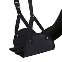 Comfort Airplane Footrest Hammock Under Desk, Premium Memory Foam Foot Resting for Feet and Heel Travel Office 1