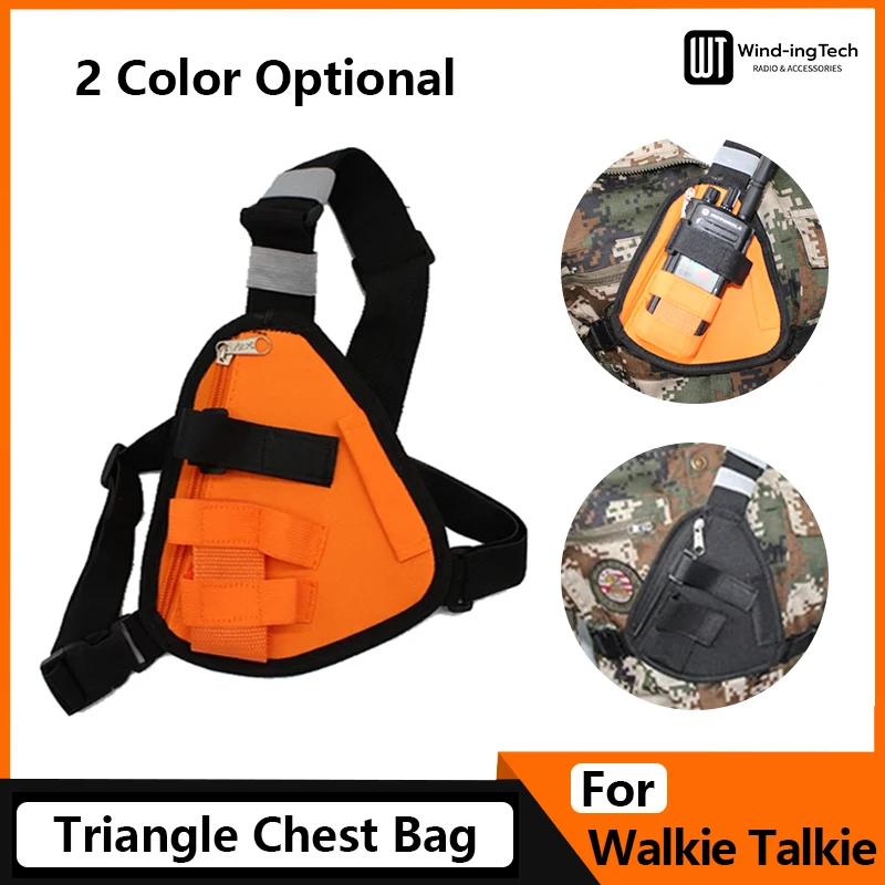 Walperforated Talkie Poitrine SFP initié Radio Holster Pack Poudres réglables Holster Pour Baofeng UV-5R UV-17 PRO Quansheng UV-K5 K6