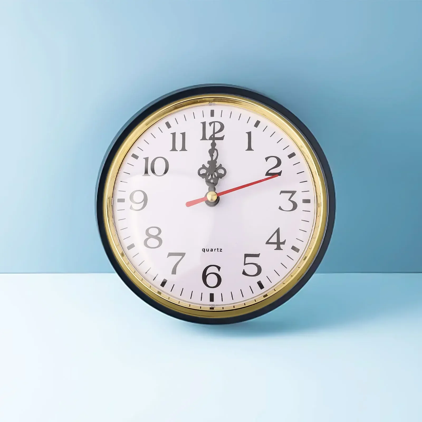 DIY Quartz Clock Insert 1 Pcs 130mm Diameter 90-110mm Install Diameter Accessories Arabic Numerals Gold