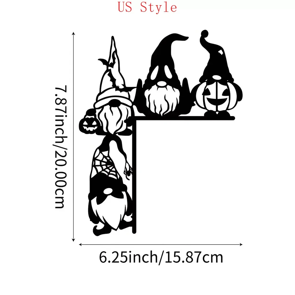 

, Santa Claus Home Decorative Wall Stickers Door Corner Decorations Door Frame Corner Decor Wall Hanging Art Decoration Garden H