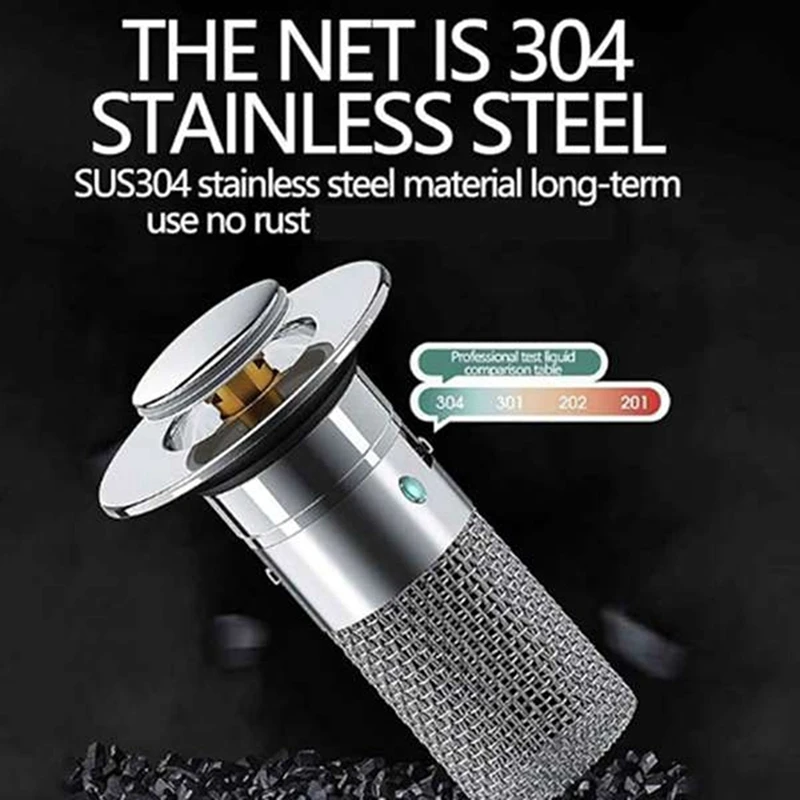 

Ситечко для слива раковины в ванной комнате, ситечко для слива раковины в ванной комнате, стопор для слива раковины в ванной (2 шт.)