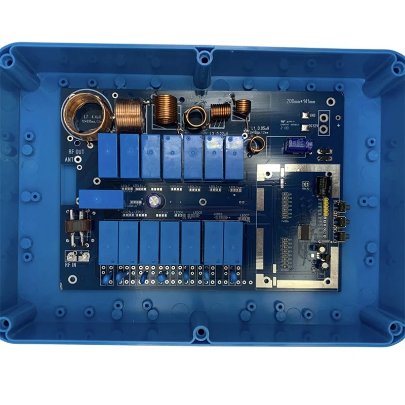 1Set ATU-200 Antenna Tuner, Update Version Of ATU-100 ATU100 Firmware Programmed Soldered Full Set 1.9-54Mhz Automatic 5