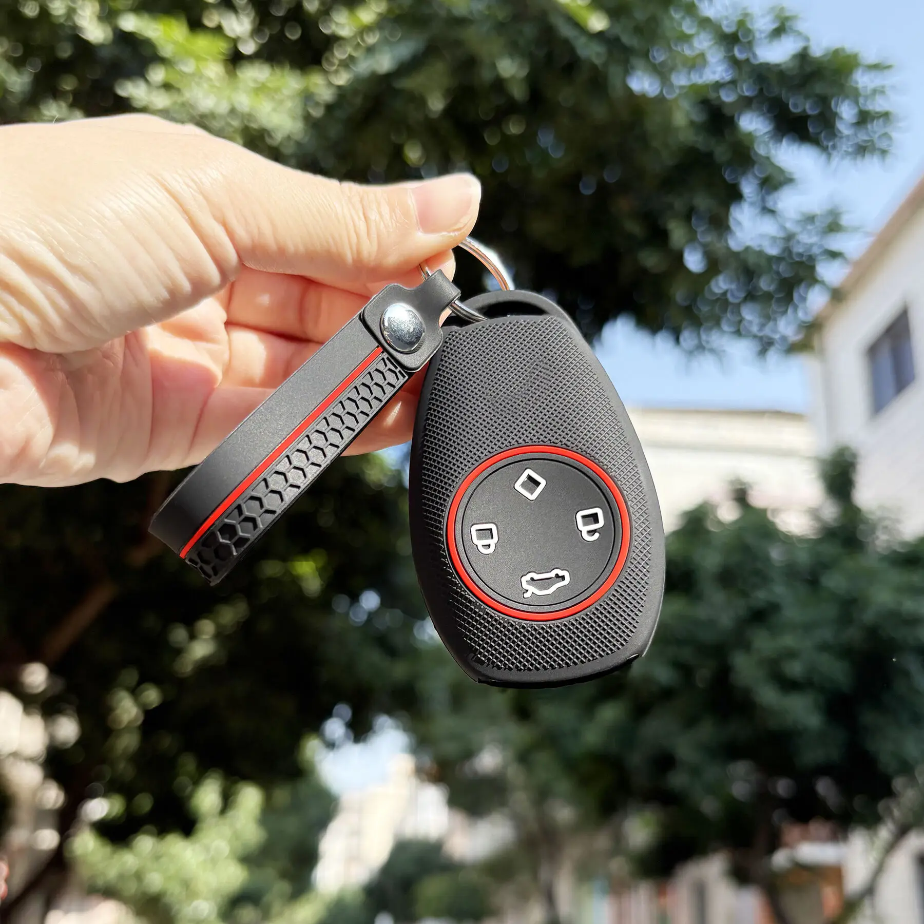 Silicone Soft Car Key Cover - Keyless Remote Protection Holder