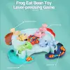 Frog Toy Fast-paced Ball Eating Game for Family Fun Nights Hungry Frog Toy for 4 Players Decompress with Little Jump Frog 2