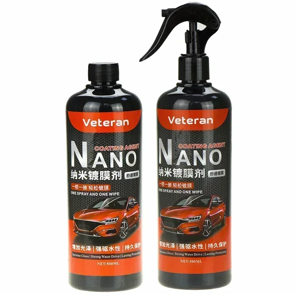 Car Detailing Ceramic Coating 500ML 9H Hardness Nano Glass Plated Crystal Polish