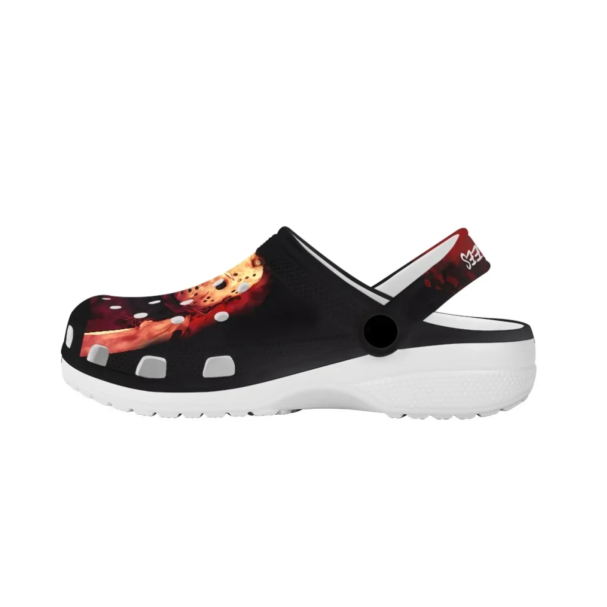 Michael Myers Print Unisex Clogs Breathable Non-Slip Sandals For Women Men Halloween Horror Movie Adults Hole Shoes