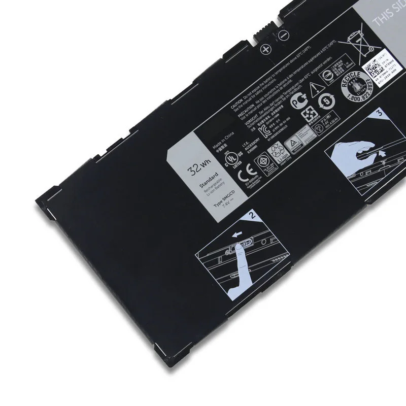 UGB New 9MGCD Battery Replace For Dell Venue 11 Pro (5130) T06G 9MGCD
