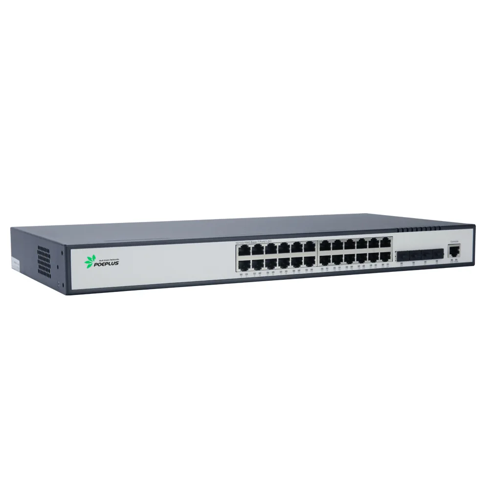 L3 관리 스위치, 24 기가비트 포트, 4 포트, 10G SFP + 업 링크