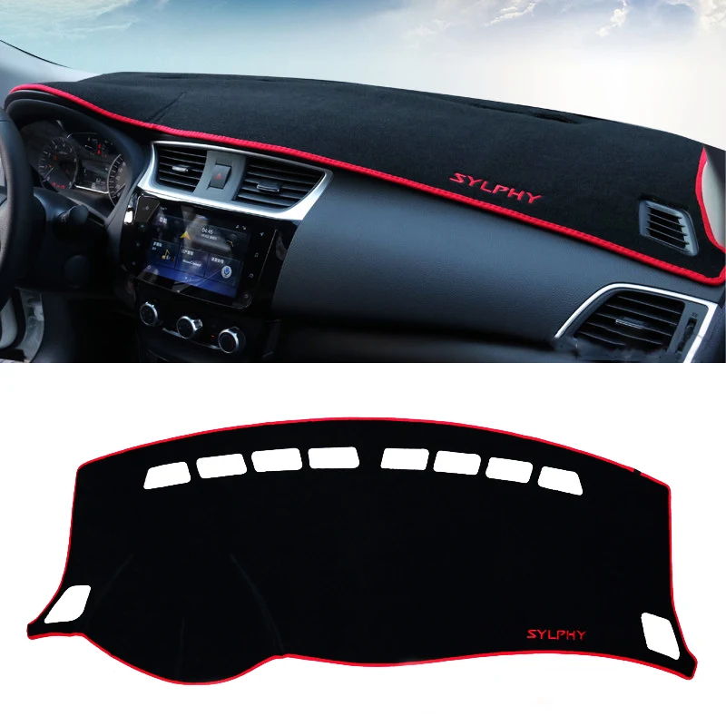 thumbnail image 1 of Alfombrilla antideslizante para salpicadero de coche, accesorios para Nissan Sentra Sylphy B17 2013 2014 2015 2016 2017 2018 2019, 1 of 5