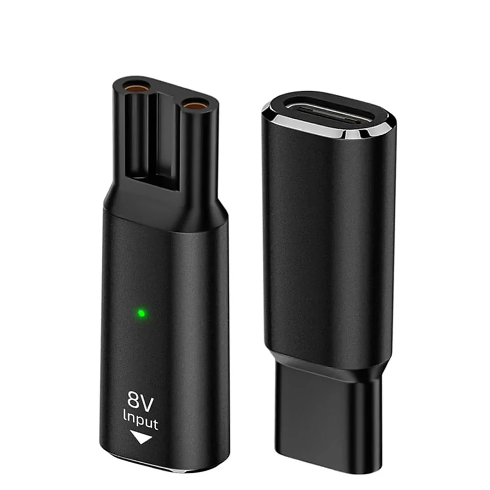 필립스 노렐코 원블레이드 QP2530 QP2630 전기 수염 트리머용 8V HQ850 타입-C 면도기 충전 어댑터 변환기