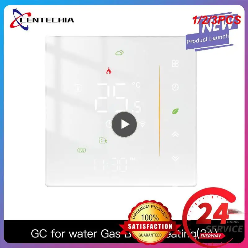 

1/2/3PCS Thermostat WiFi Wireless Room Temperature Controller of Water/Electric Floor Heating Gas Boiler Humidity Tuya Work with
