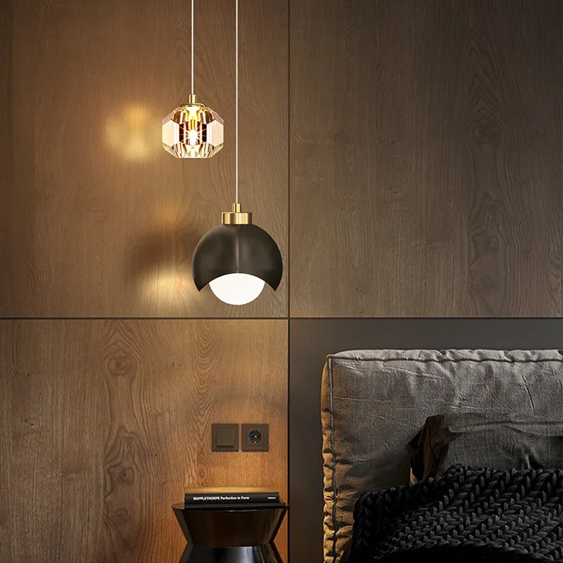 

New post-modern simplicity creativity personality restaurant bar study bedroom dining room bedside crystal chandelier