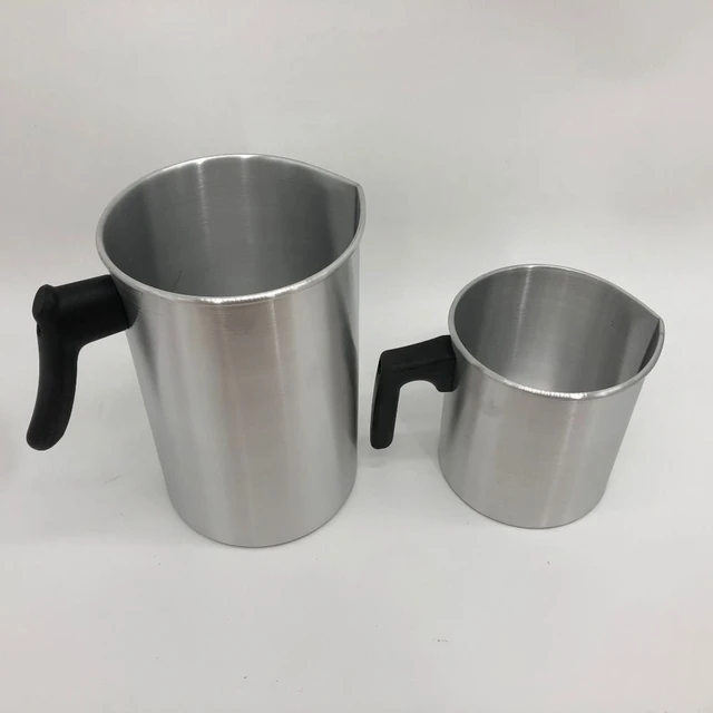 1.2L Aluminium Melt Tool Home Pouring Candle Melting Pot Wax Cup