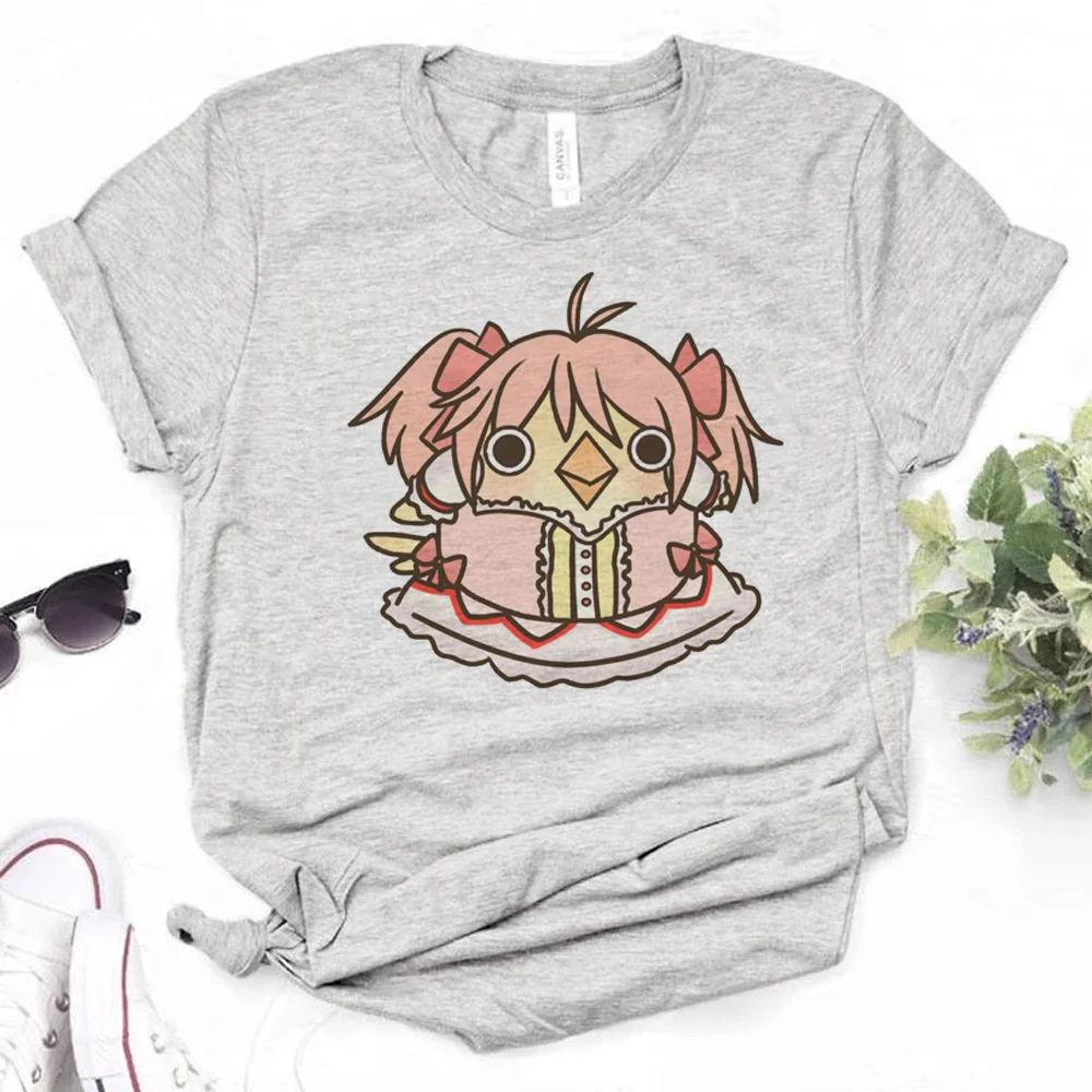 

Женская футболка Madoka Magica Y2K, Одежда Манга для девушек