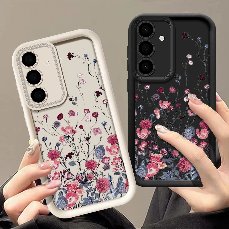 Shockproof Bumper Flower Design Soft Phone Case