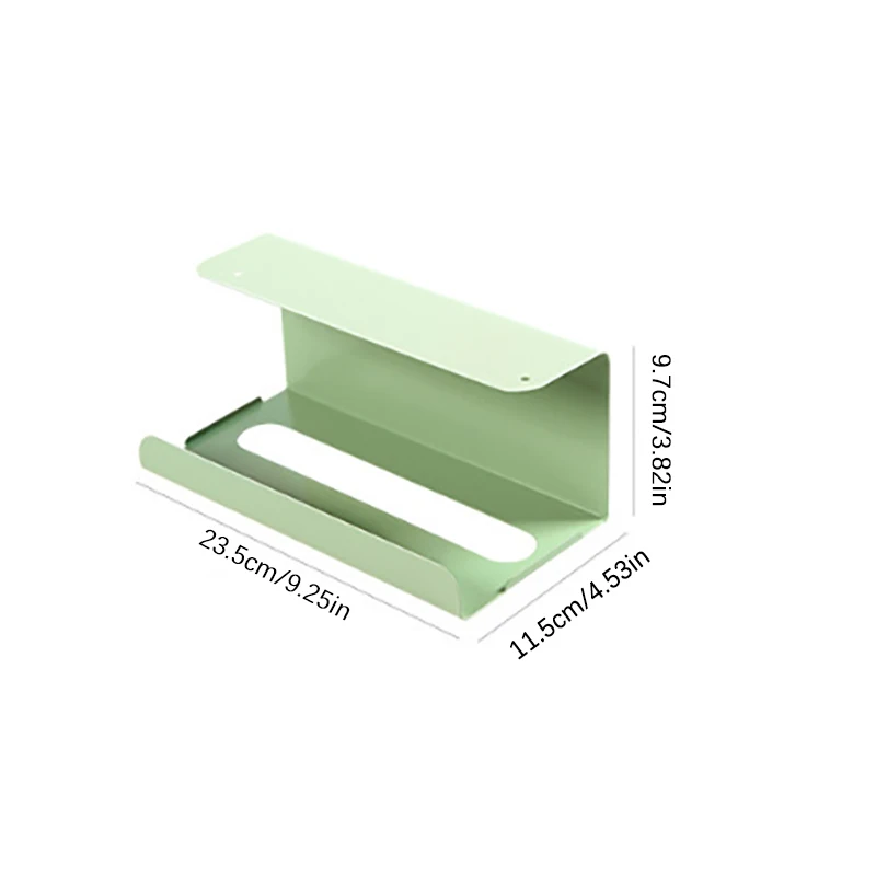 Tissue Box Under Cabinet Paper Towel Holder Multi-functional Iron Strong load-bearing Paper Towel Rack Desk Kitchen Accessories