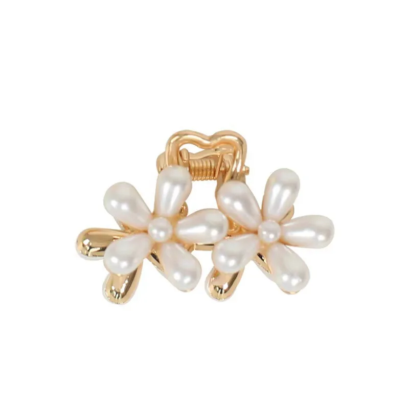 20 Stück Mini-Blumen-Haarspangen Mit Perlen – Süße Clips Für Pony & Zöpfe, Für Frauen & Mädchen