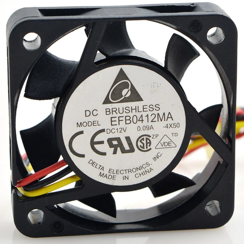 

1pcs EFB0412MA 12V 0.09A 4010 40mm 40*40*10mm server inverter axial case cooling fan for delta