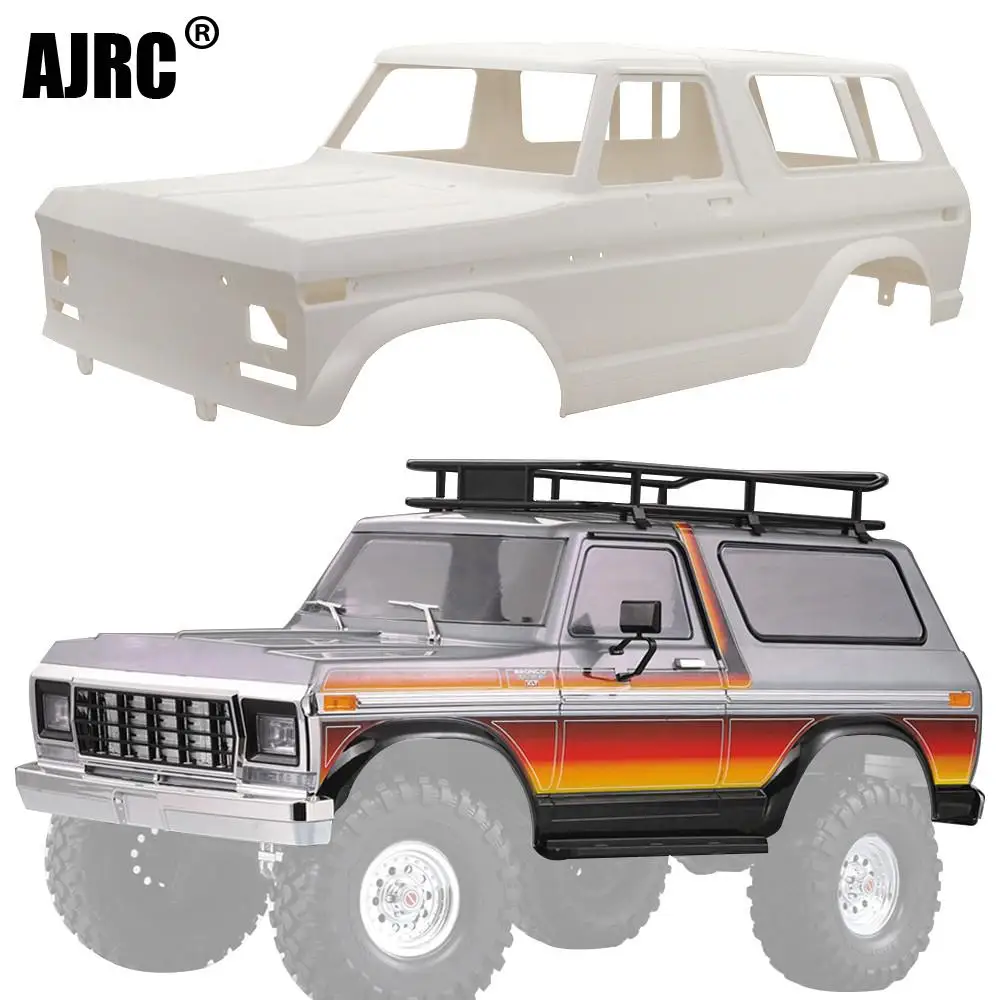 

Rc Crawler Car Parts Hard Plastic Body Car Shell 313mm Wheelbase Unassembled Kit For Axial Scx10 90046 Trax Trx-4 Bronco Rgt