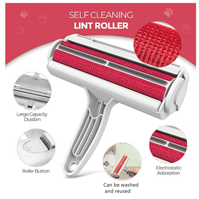 Pet Hair Remover Roller Lint Remover Clothing Lint Sofa Carpet Removes Hairs Cat And Dogs Household Cleaning Tools lint remover pet hair remover lint roller cleaning tools