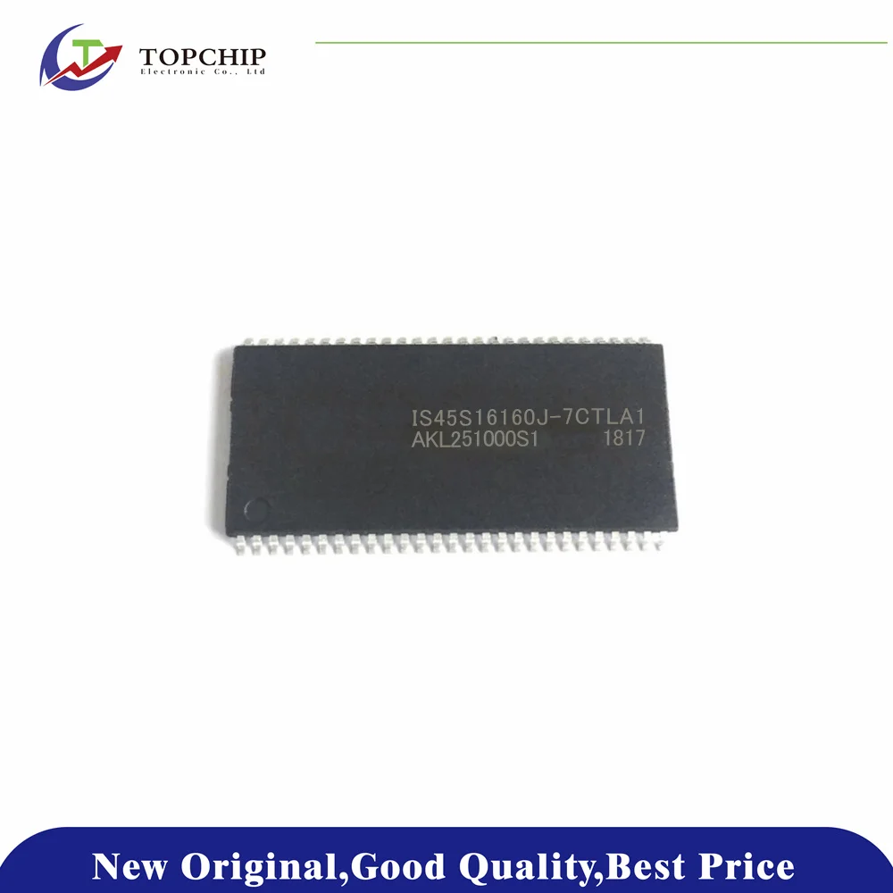 

1Pcs New Original IS45S16160J-7CTLA1 SDRAM Memory IC 256Mbit Parallel 143 MHz 5.4 ns 54-TSOP II