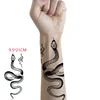 Waterproof Temporary Tattoo Sticker Sexy Snake Element Fake Tatoo Flash Tatto Body Art for Women Men tatuajes temporales 5