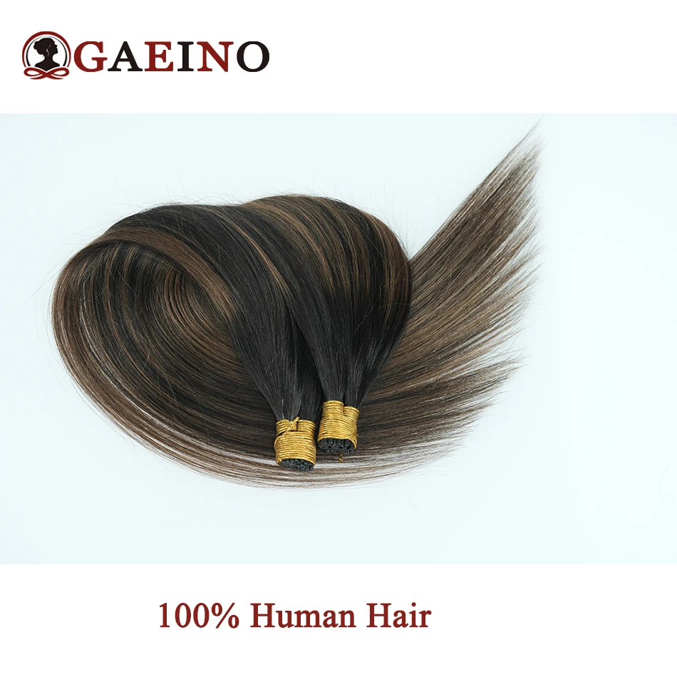 Straight I Tip Hair Extensions Human Hair Keratin Capsule Human Fusion Hair Extension For Women Salon Quality 100Strands/Pack - Image 2