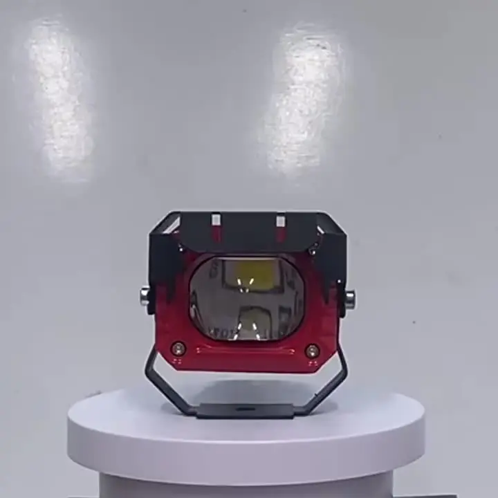 Светодиодный прожектор для мотоцикла двухцветный будущий глаз рабочий свет