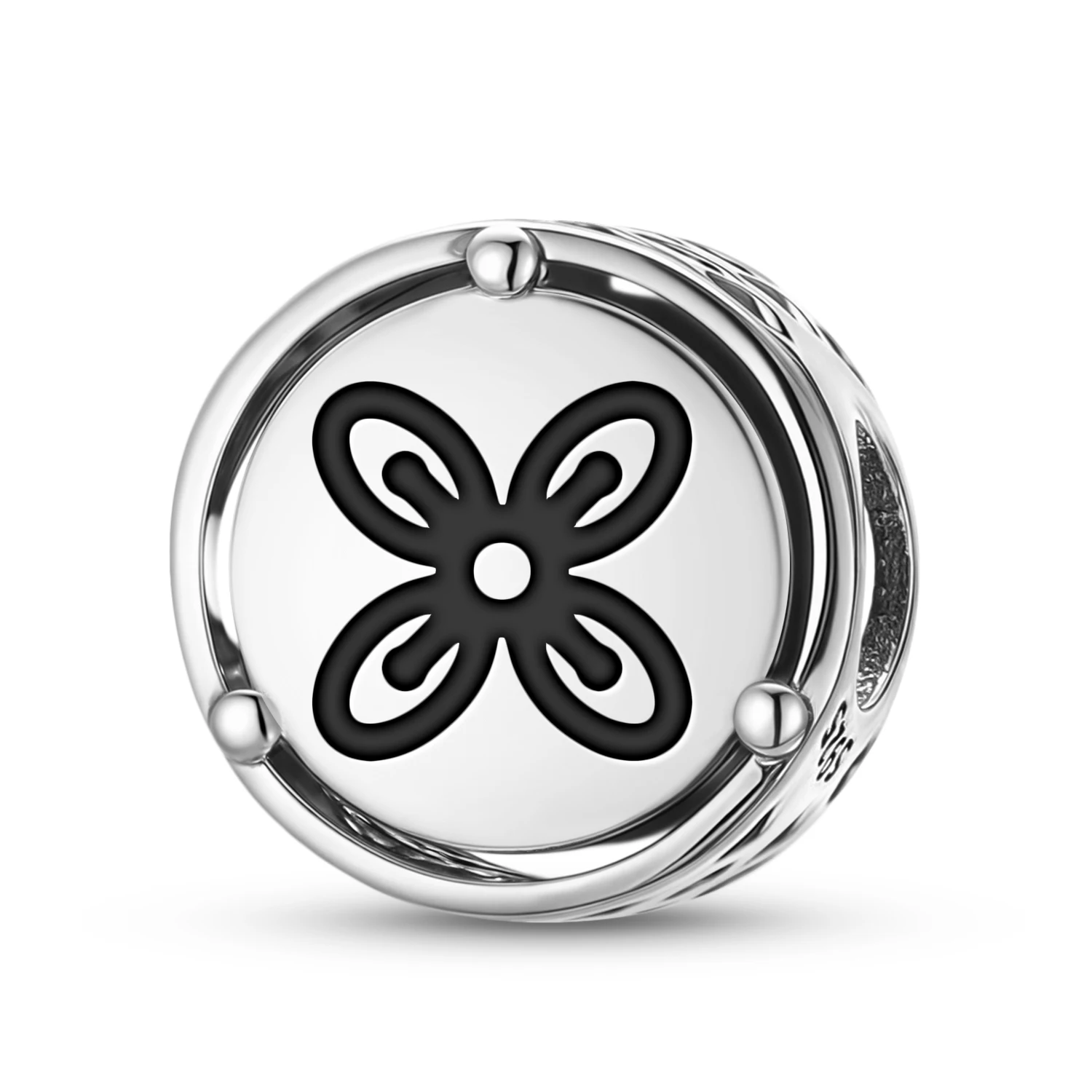 Adinkra Bese Saka Symbol-Charm aus 925er-Sterlingsilber, passend für Original-Armbänder, DIY-Schmuck, Zubehör, Familienperle