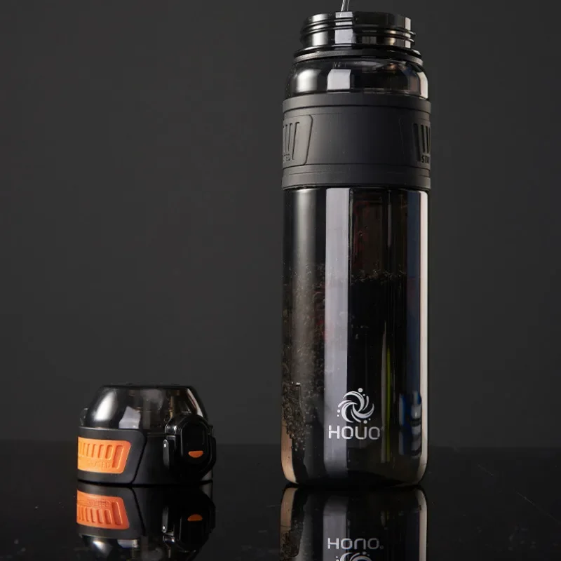1000ml Sports Water Bottle Large Capacity Plastic Straw Water Cup Outdoor Camping Drinking Tools