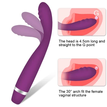 Female Dedicated Finger Vibrator Dildo 10 Speed Powerful Clitoris AV Stick Masturbation Device Vagina Massage Adult Sex Products 4